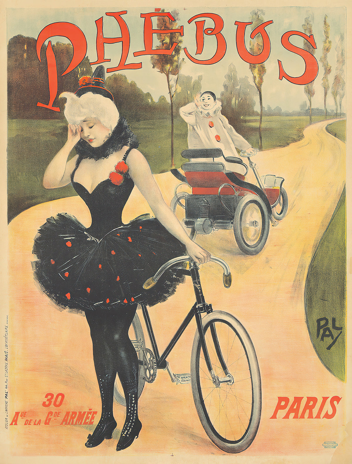 Phébus - Vintage Poster (1899) - original artwork