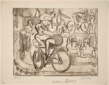 Cycle Race - original artwork