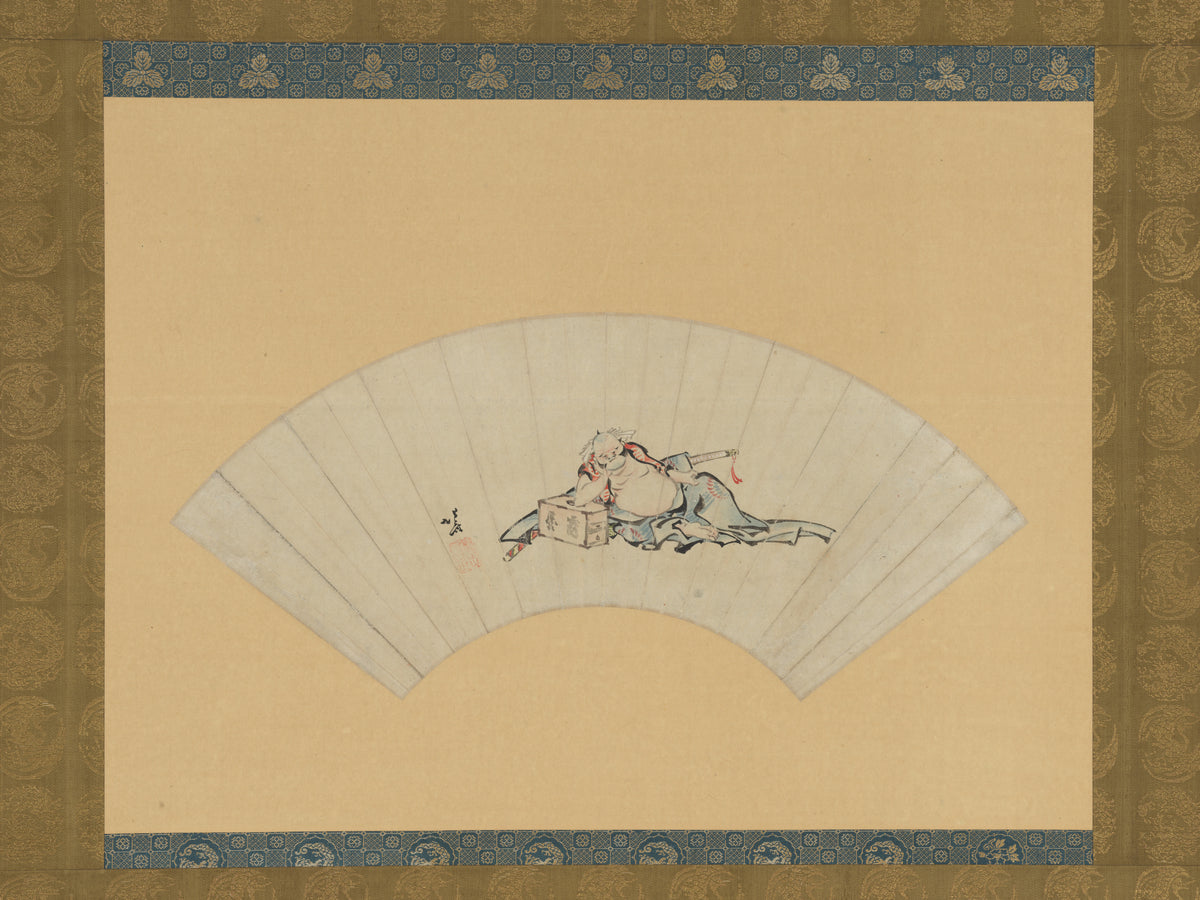 Katsushika Hokusai - Drunken Asaina