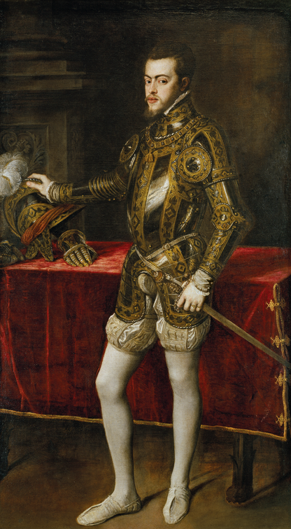 Titian - Philip II in Armour