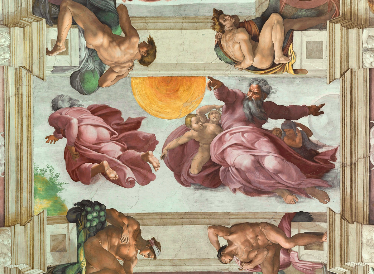 Michelangelo - Sistine Chapel Ceiling Detail