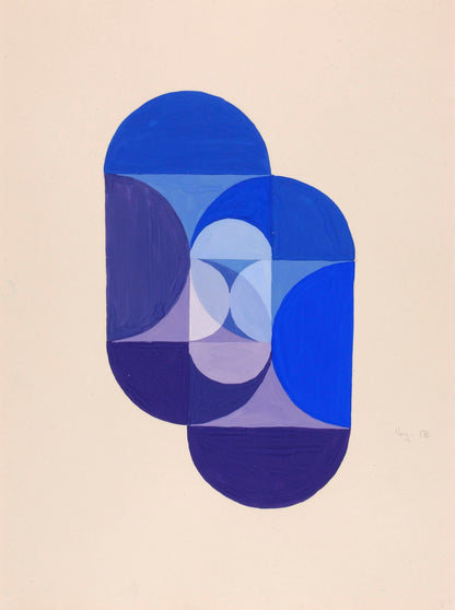 Joseph Schillinger - Key Blue (from series, the Mathematical Basis of the Arts)