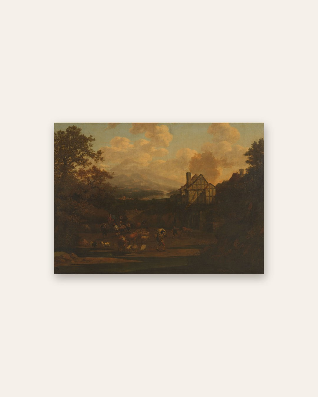 Abraham Jansz. Begeyn - Golden Valley Farmhouse