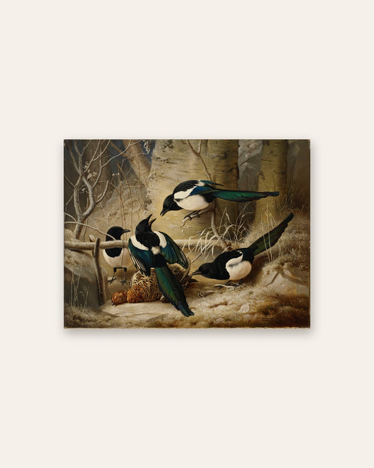 Ferdinand von Wright - Magpies in Winter