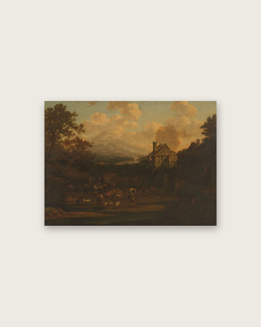 Abraham Jansz. Begeyn - Golden Valley Farmhouse