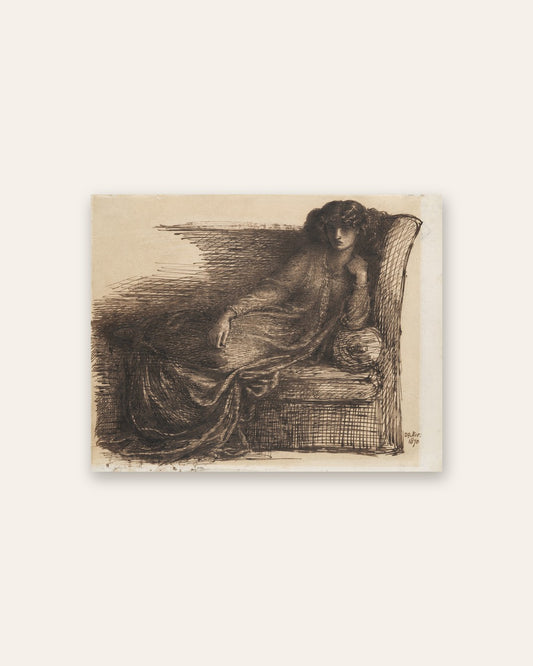 Dante Gabriel Rossetti - Reclining Lady