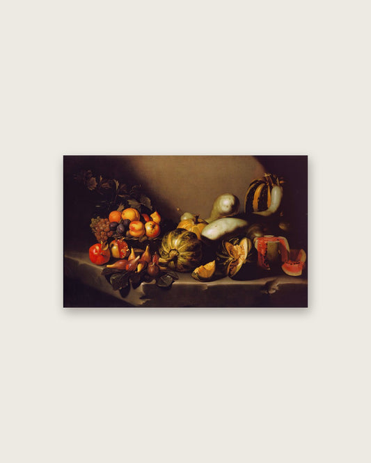 Caravaggio - Still Life with Fruit and Gourds