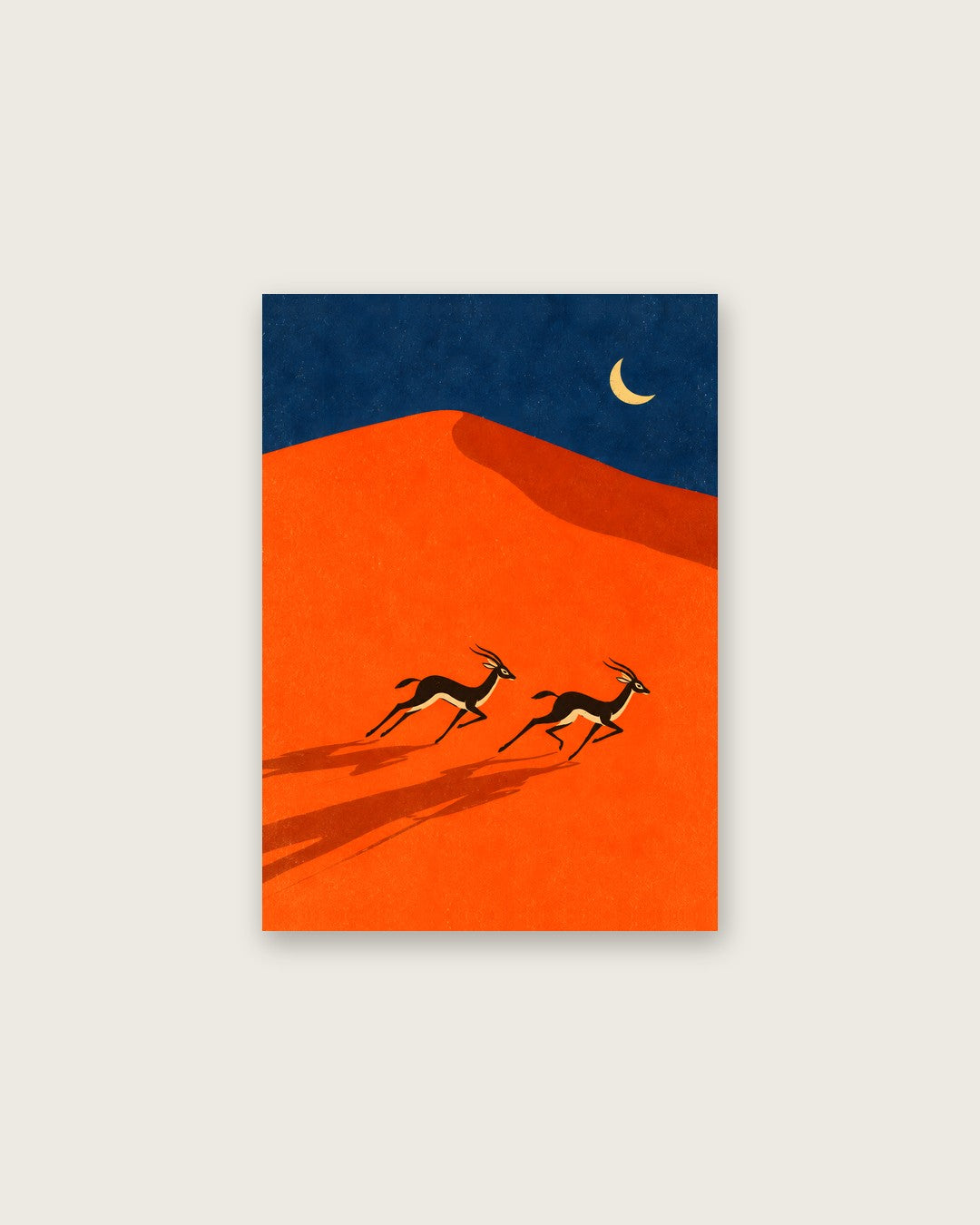 Elise Savoy - Gazelles in Desert