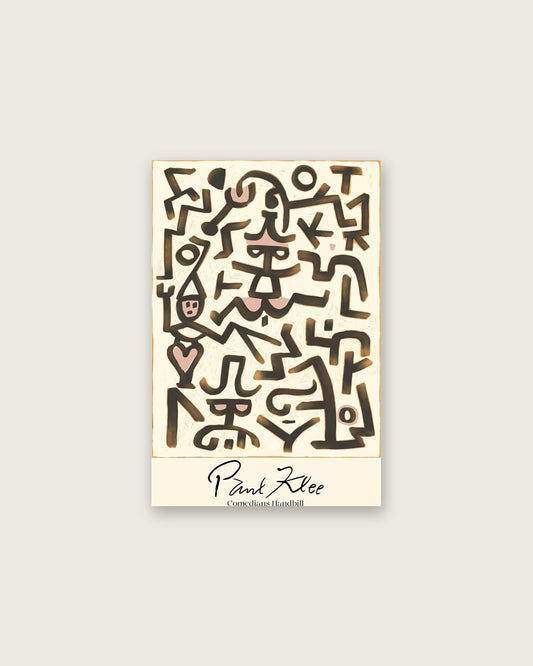 Paul Klee - Comedians' Handbill