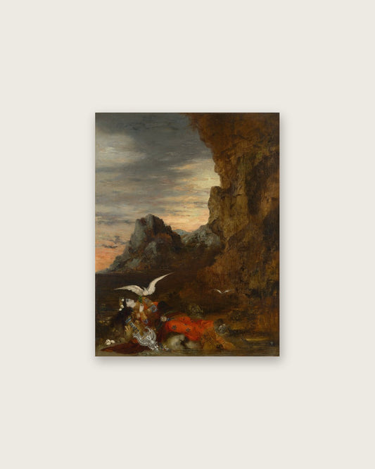 Gustave Moreau - Cliffs at Dusk
