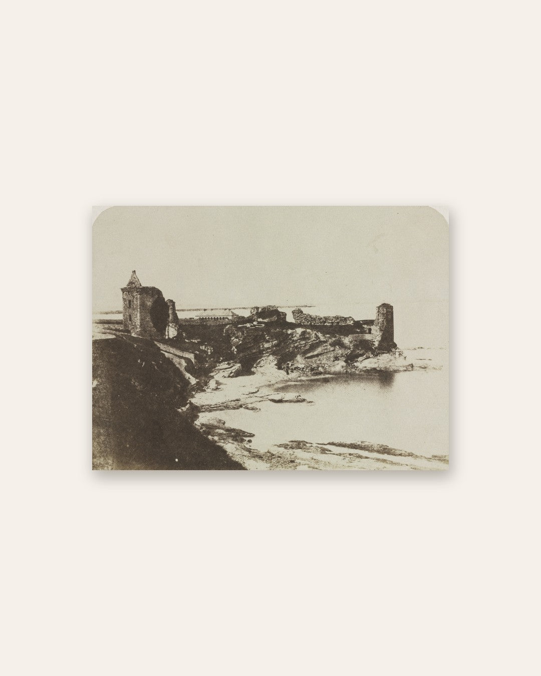David Octavius Hill - St. Andrews Castle, from the Southeast