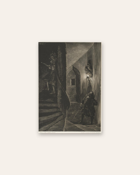Adolph von Menzel - Night on the Stairs