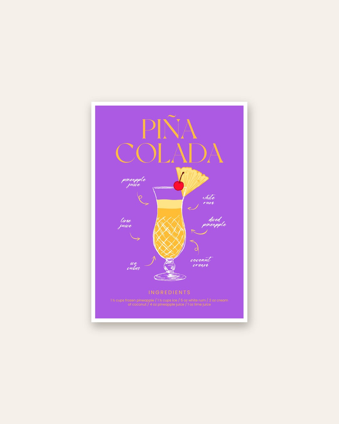 SENT Studio - Cocktail Poster No. 43