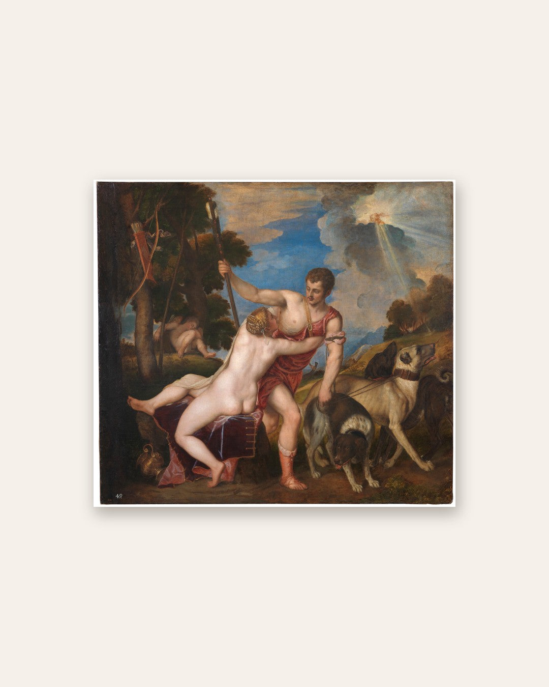 Titian - Venus and Adonis