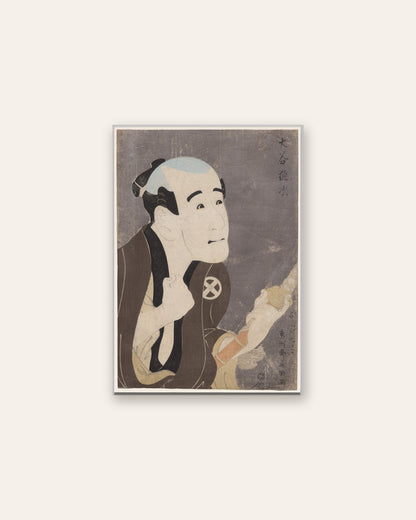 Tōshūsai Sharaku - Otani Tokuji I as the Retainer Sodesuke in "Flowering Irises: A Soga Vendetta of the Bunroku Era"