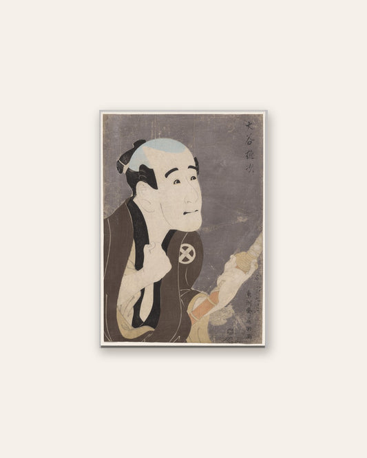 Tōshūsai Sharaku - Otani Tokuji I as the Retainer Sodesuke in "Flowering Irises: A Soga Vendetta of the Bunroku Era"