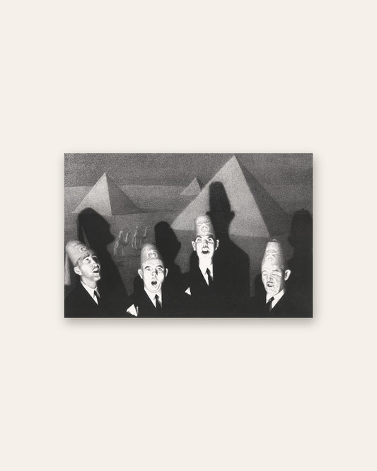 Grant Wood - Four Singers at the Pyramids