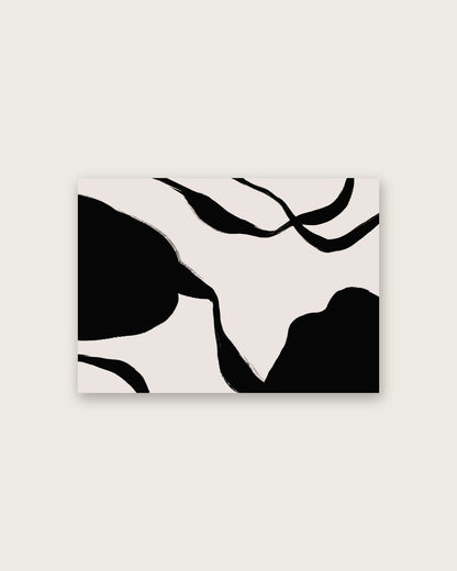 Abstract Form - Black