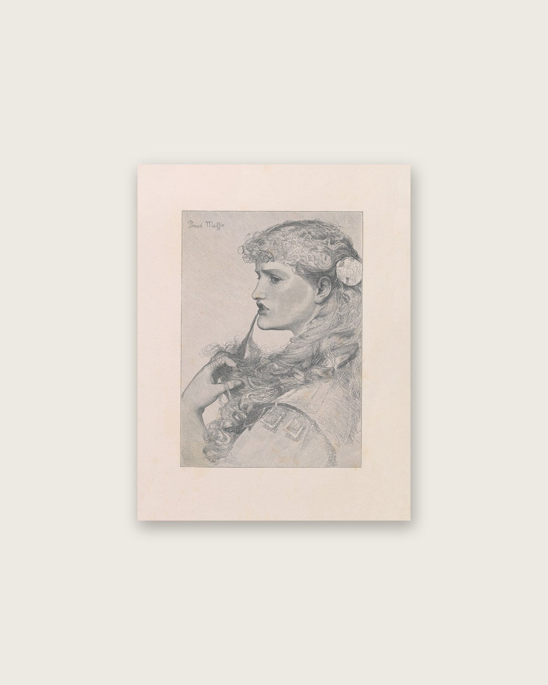 Frederick Sandys - Profile of a Lady