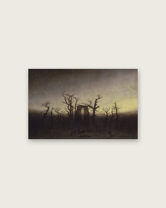 Caspar David Friedrich - Abbey Among Bare Trees