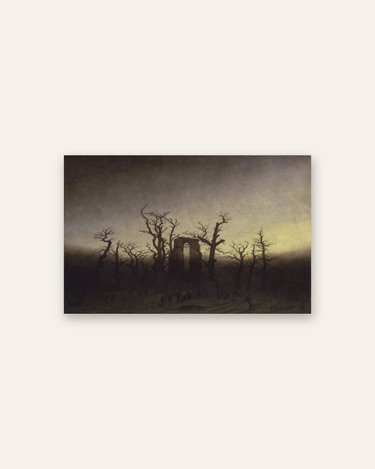 Caspar David Friedrich - Abbey Among Bare Trees