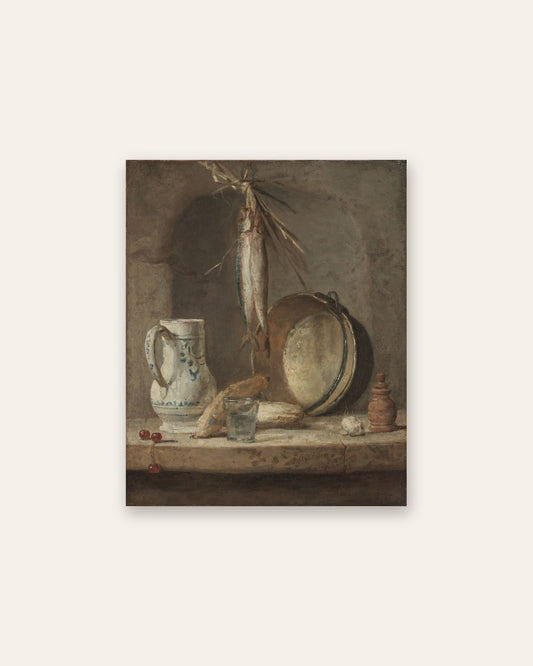 Jean-Siméon Chardin - Still Life with Herrings