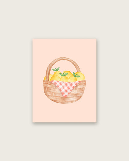 SENT Studio - Lemon Basket