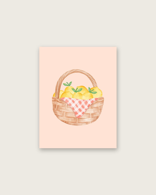 SENT Studio - Lemon Basket