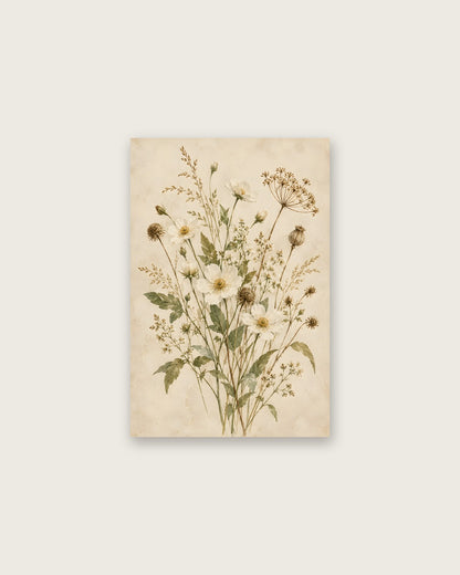 Hugo Morgan - Elegant Wildflower Watercolour Bouquet