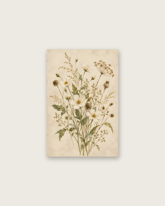 Hugo Morgan - Elegant Wildflower Watercolour Bouquet
