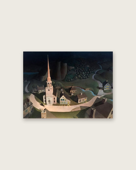 Grant Wood - The Midnight Ride of Paul Revere