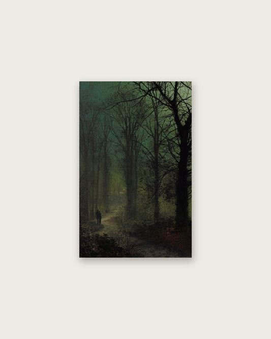 John Atkinson Grimshaw - Moonlit Woodland Path