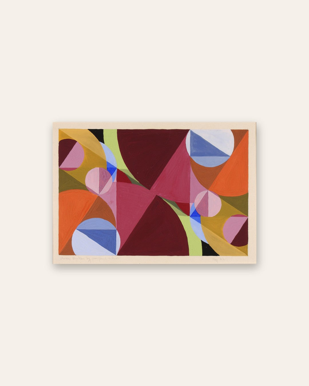 Joseph Schillinger - Area Broken by Perpendiculars