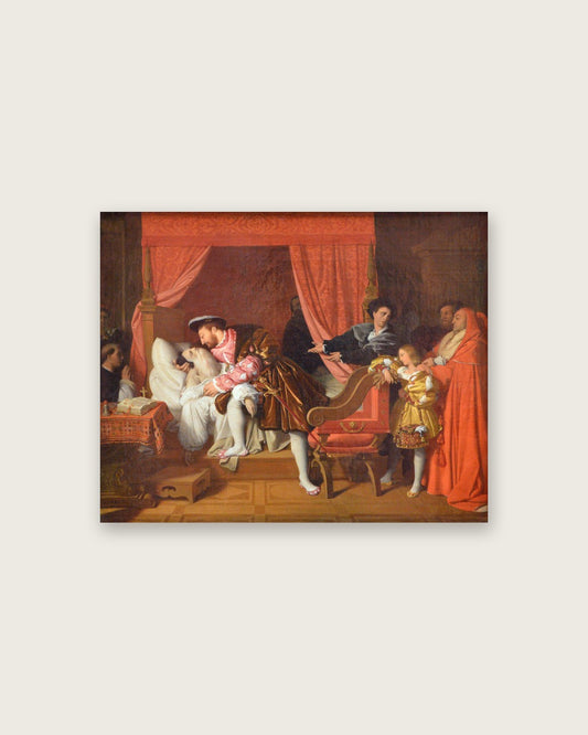 Jean-Auguste-Dominique Ingres - Francis I at the Deathbed of Leonardo