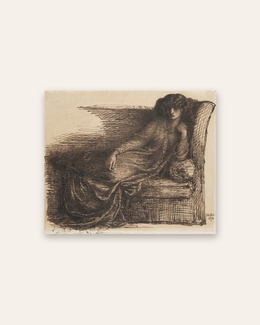 Dante Gabriel Rossetti - Reclining Lady