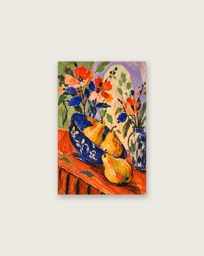 Faris Mcgee - A Colorful Expressive Still Life Painting Scene O