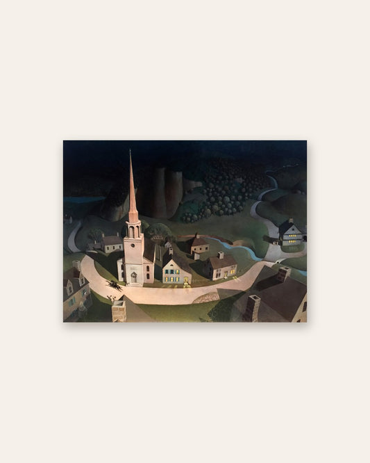 Grant Wood - The Midnight Ride of Paul Revere