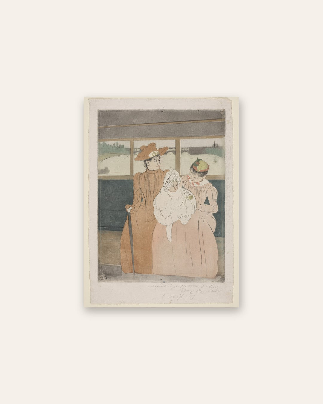 Mary Cassatt - In the Omnibus