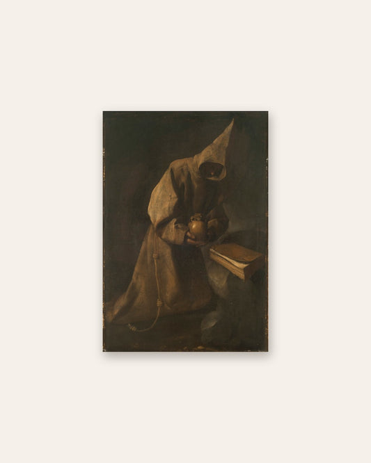 Francisco de ZurbarÃ¡n - Saint Francis in Meditation