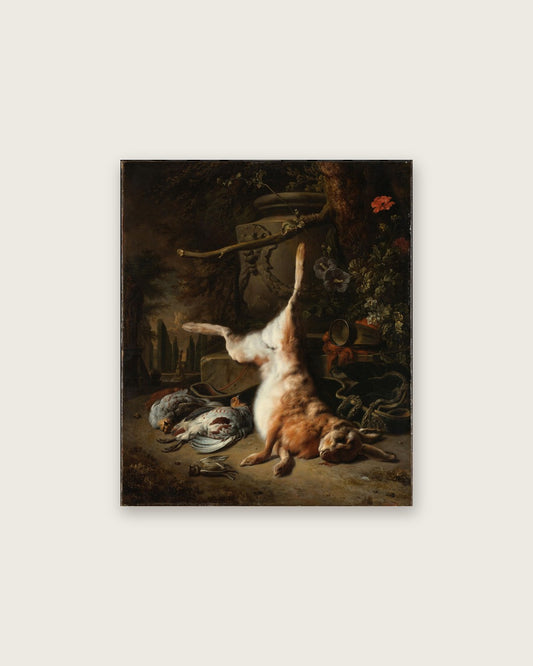Jan Weenix - Hunting Still Life with Hare