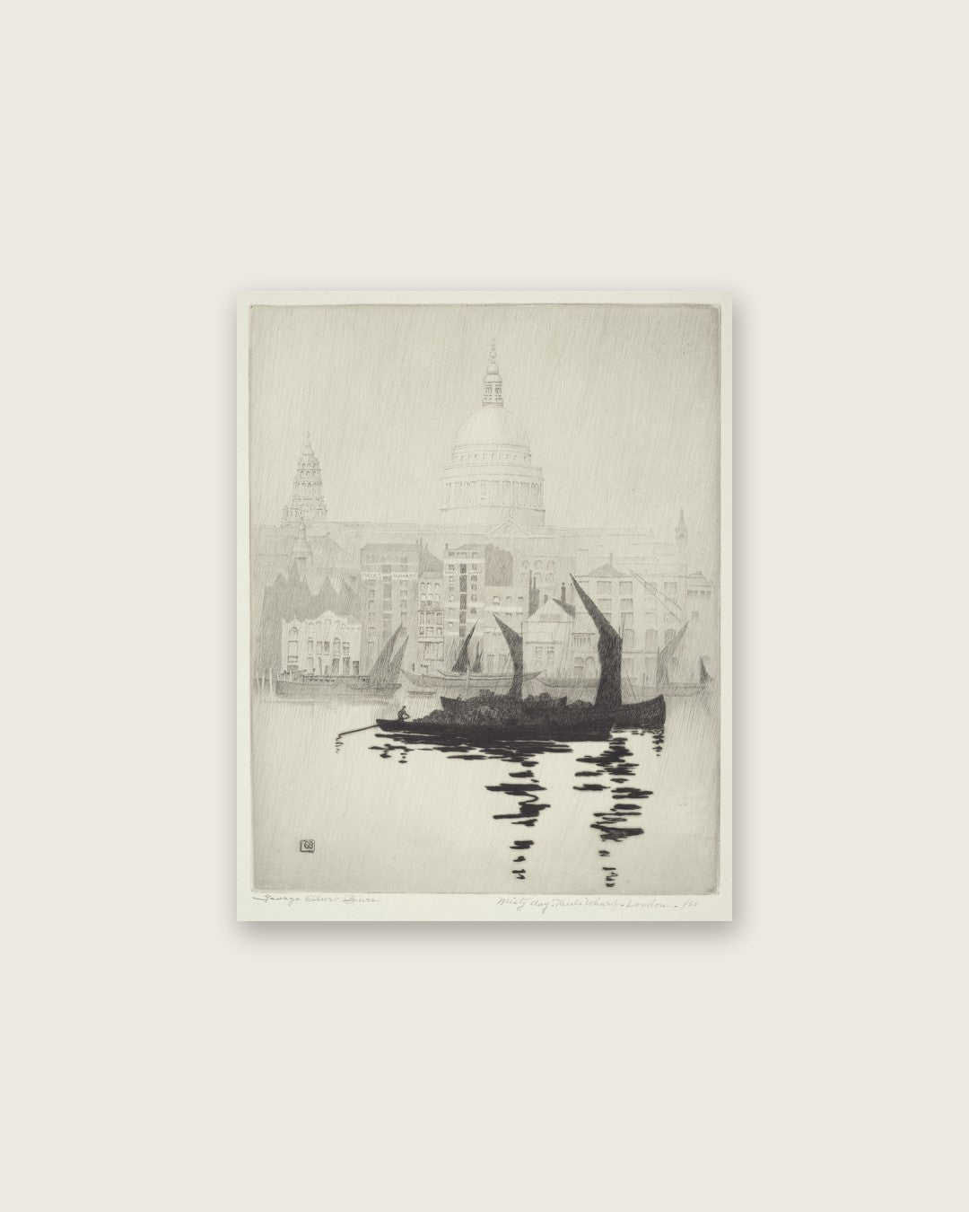 Misty Day, Paul's Wharf, London