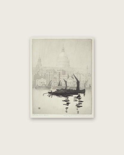 Misty Day, Paul's Wharf, London