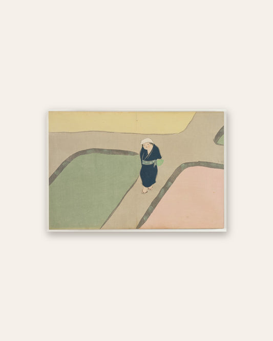 Kamisaka Sekka - Flowers of a Hundred Worlds (Momoyogusa): Spring Field (Haru no tanomo)