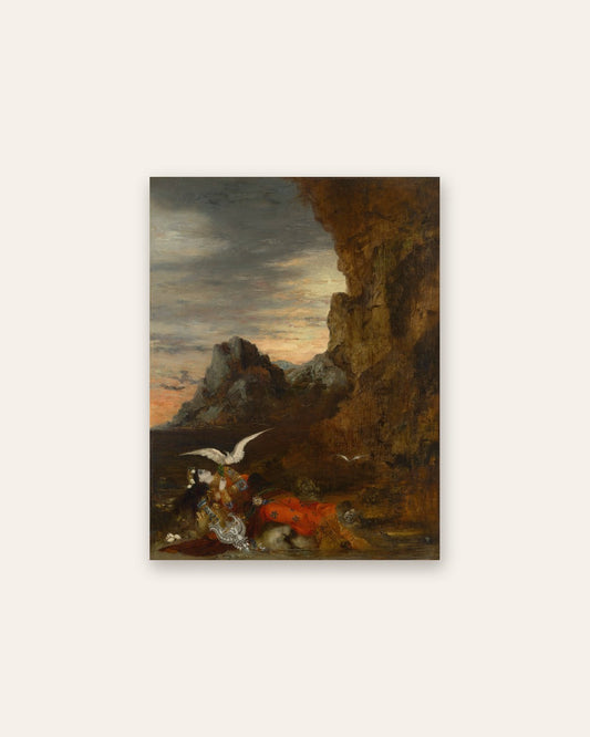 Gustave Moreau - Cliffs at Dusk