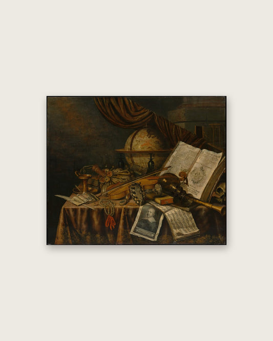 Edwaert Collier - Vanitas with Portrait