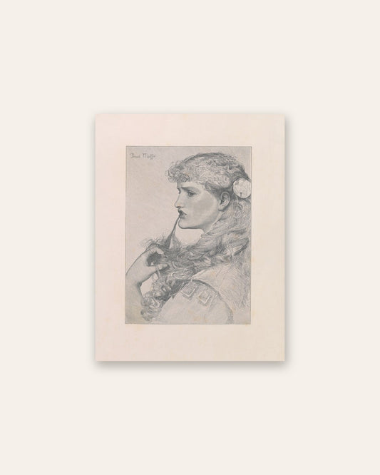 Frederick Sandys - Profile of a Lady
