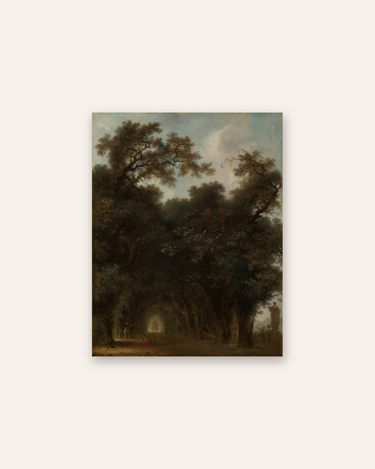 Jean-HonorÃ© Fragonard - Tree-Lined Walk