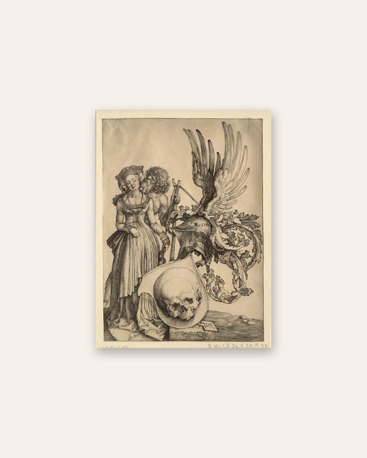 Albrecht Dürer - Coat of Arms with a Skull