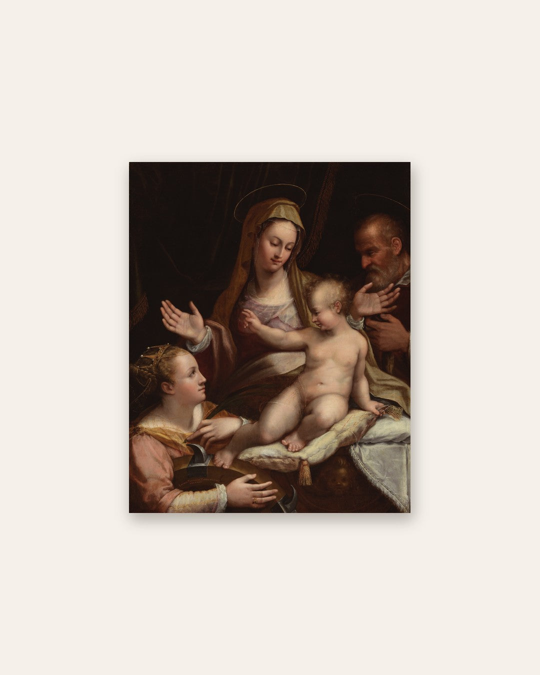 Renaissance Masters - Holy Family with Saint Catherine