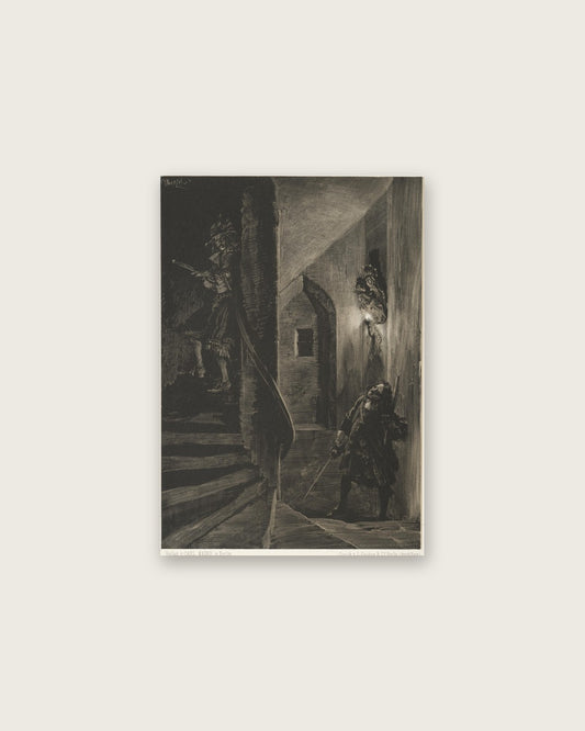 Adolph von Menzel - Night on the Stairs